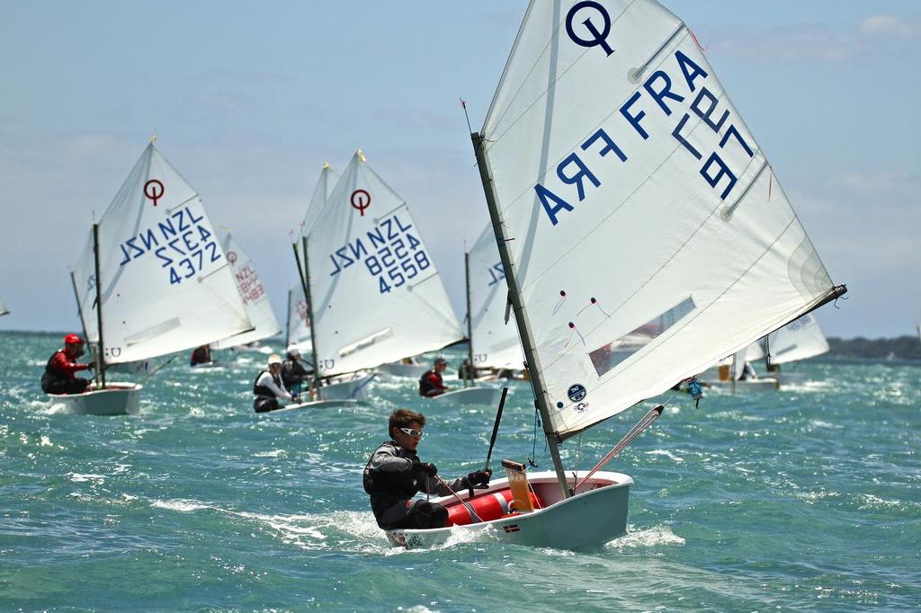 Day 3, Optimist Auckland Championships - 2015 photo copyright Richard Gladwell www.photosport.co.nz taken at  and featuring the  class