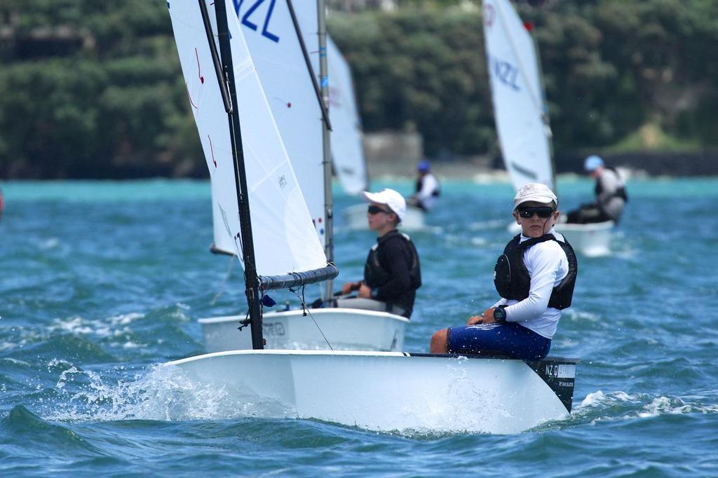  - January 26 - Auckland Optimist Championships, Day 3 photo copyright Richard Gladwell www.photosport.co.nz taken at  and featuring the  class