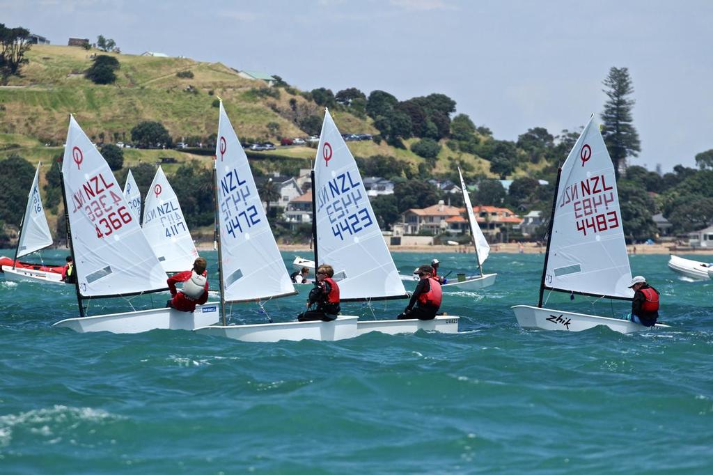 - January 26 028 - Auckland Optimist Championships, Day 3 photo copyright Richard Gladwell www.photosport.co.nz taken at  and featuring the  class
