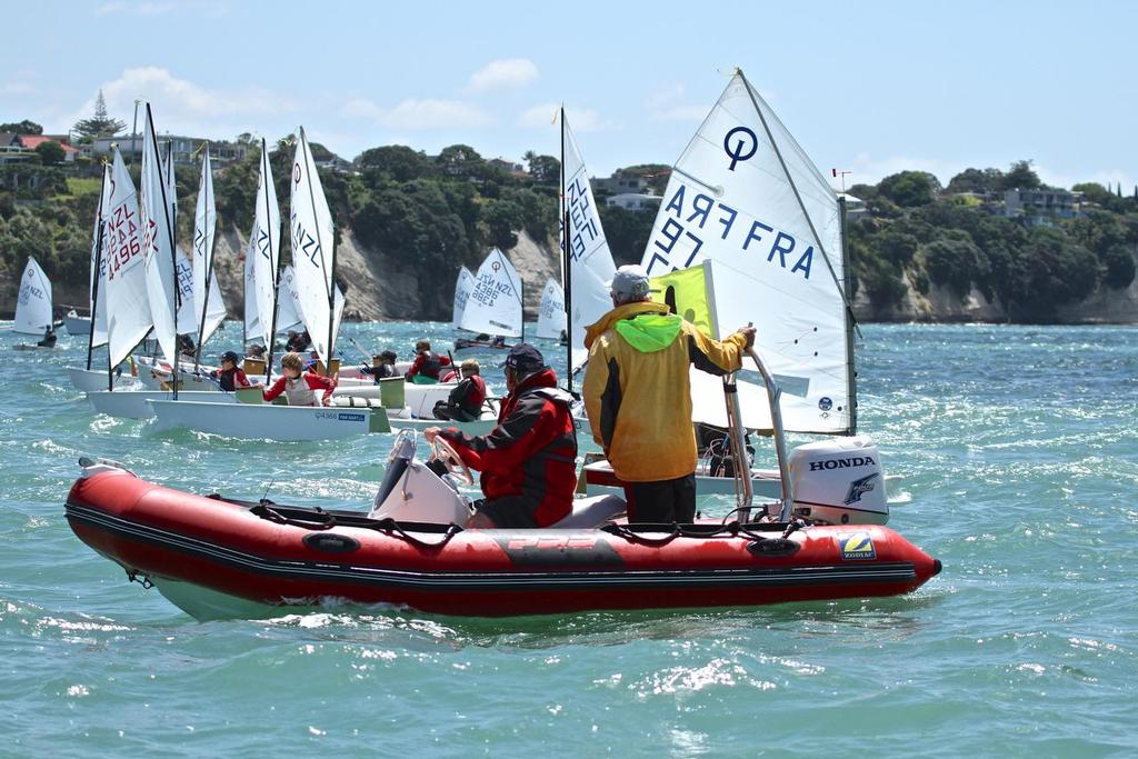 - January 26 028 - Auckland Optimist Championships, Day 3 photo copyright Richard Gladwell www.photosport.co.nz taken at  and featuring the  class
