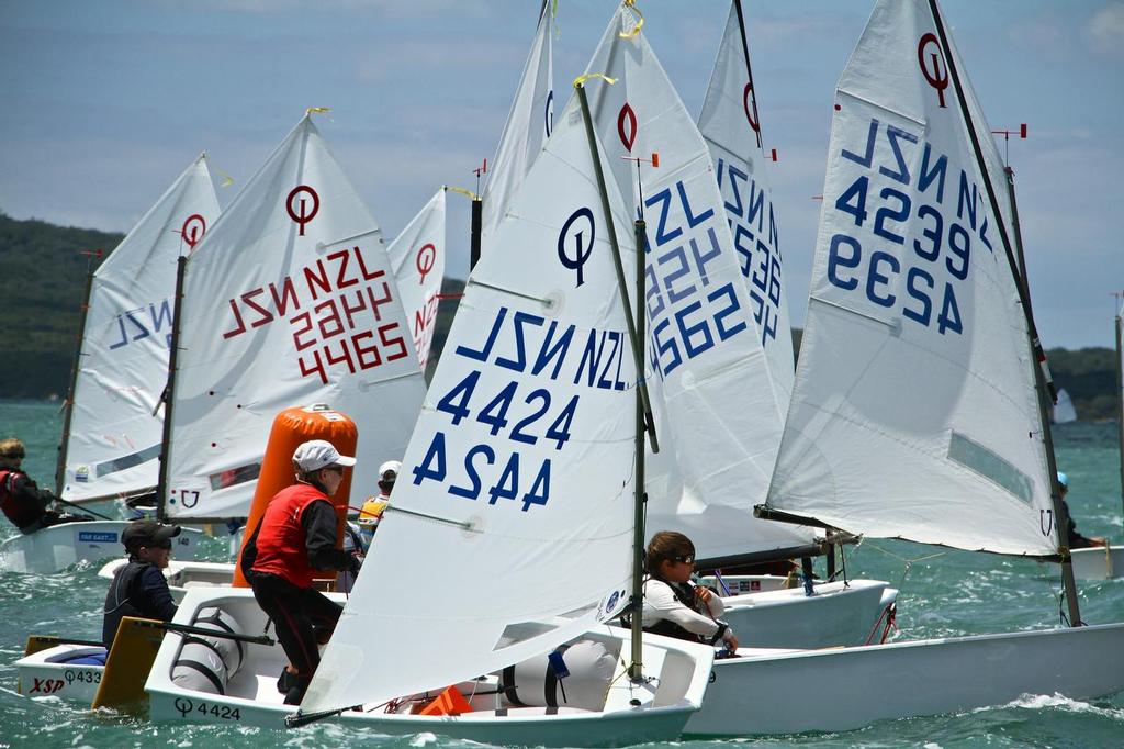 - January 26 028 - Auckland Optimist Championships, Day 3 photo copyright Richard Gladwell www.photosport.co.nz taken at  and featuring the  class