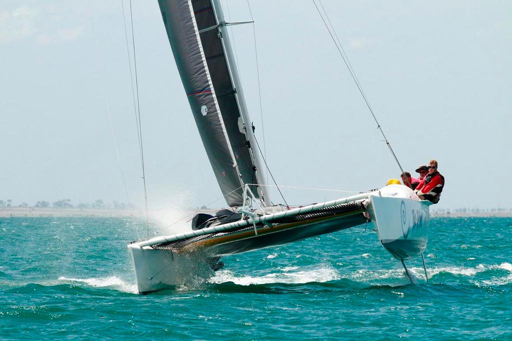 Paul Nudd’s Two Tribes, multihull line honours winner - Festival of Sails 2015 photo copyright Teri Dodds http://www.teridodds.com taken at  and featuring the  class