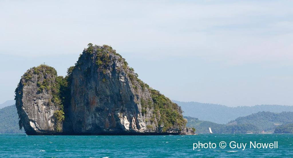 It's all about the scenery. Eveline (just). Royal Langkawi International Regatta 2015 © Guy Nowell http://www.guynowell.com