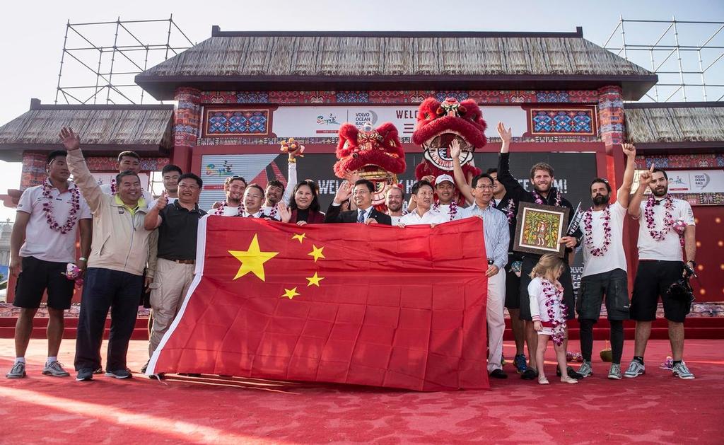 Dongfeng Race Team arrives in Sanya in first position, leader of Leg 3 after 23 days of sailing. © Volvo Ocean Race http://www.volvooceanrace.com