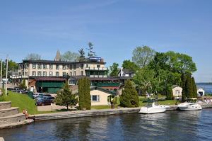 The Gananoque Inn and Spa is right in the heart of historic Gananoque, within easy walking distance of the Gananoque Cruise Lines docks, shopping and many restuarants. photo copyright Canadian Yachting Magazine http://www.cymagazine.ca taken at  and featuring the  class