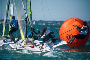 Brad Funk and Trevor Burd, 49er - ISAF Sailing World Cup Miami 2015 photo copyright Will Ricketson / US Sailing Team http://home.ussailing.org/ taken at  and featuring the  class