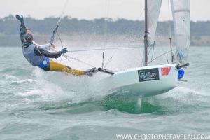International 14 World Championship 2015 Geelong, Australia – Race five, January 13, 2015 images by Photographer Christophe Favreau. photo copyright Christophe Favreau http://christophefavreau.photoshelter.com/ taken at  and featuring the  class