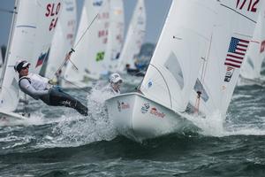 US 470 Annie Haeger (East Troy, Wisc.) and Briana Provancha (San Diego, Calif.) photo copyright Will Ricketson / US Sailing Team http://home.ussailing.org/ taken at  and featuring the  class