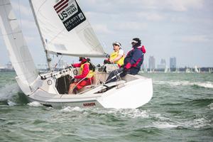 Rick Doerr, Brad Kendell and Hugh Freund, Sonar photo copyright Will Ricketson / US Sailing Team http://home.ussailing.org/ taken at  and featuring the  class