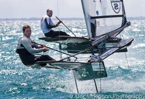 USA4164 - Patrick Wilson is in the foreground. - 2015 Moth World Championships photo copyright  Alex McKinnon Photography http://www.alexmckinnonphotography.com taken at  and featuring the  class