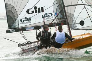 DEL BOCA VISTA (AUS 661 - Brad Devine/Ian Furlong) - International 14 World Championships 2015 photo copyright Teri Dodds http://www.teridodds.com taken at  and featuring the  class