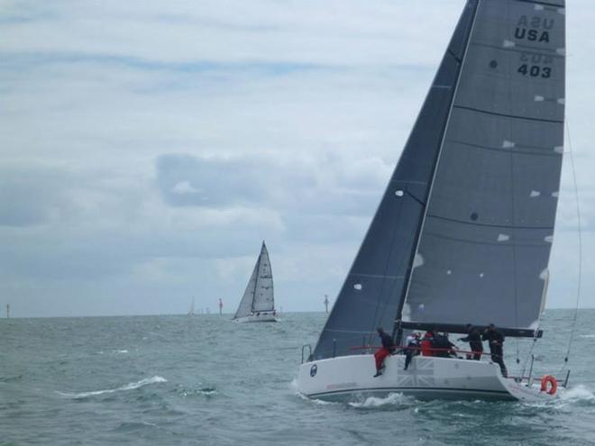 The old 38-foot Secret Men's Business, skippered by Geoff Boettcher, which won overall IRC in last year's Adelaide to Port Lincoln race. © Harry Fisher