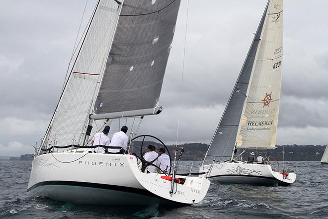 Phoenix and Whisper - Performance Racing Sydney Yachts Regatta 2015 &copy; Teri Dodds http://www.teridodds.com