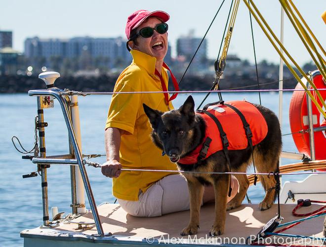 Barabra Pfeiffer and her pooch, who is also female… - 2015 PPWCS ©  Alex McKinnon Photography http://www.alexmckinnonphotography.com