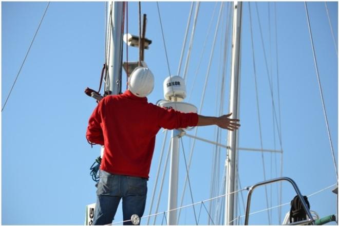 Oliver Wyatt - Yacht Rigger - Lifeskills National Careers Week Day One © Emma Slater / RYA http://www.rya.org.uk