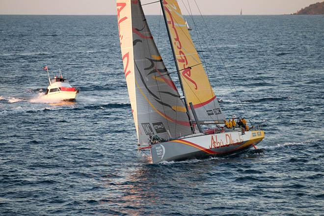 February 28,2015. Leg 4 Arrivals in Auckland; Abu Dhabi Ocean Racing &copy;  Ainhoa Sanchez/Volvo Ocean Race
