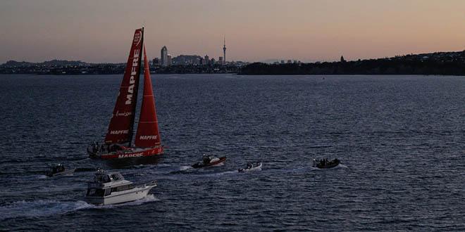 February 28,2015. Leg 4 Arrivals in Auckland; MAPFRE  &copy;  Ainhoa Sanchez/Volvo Ocean Race