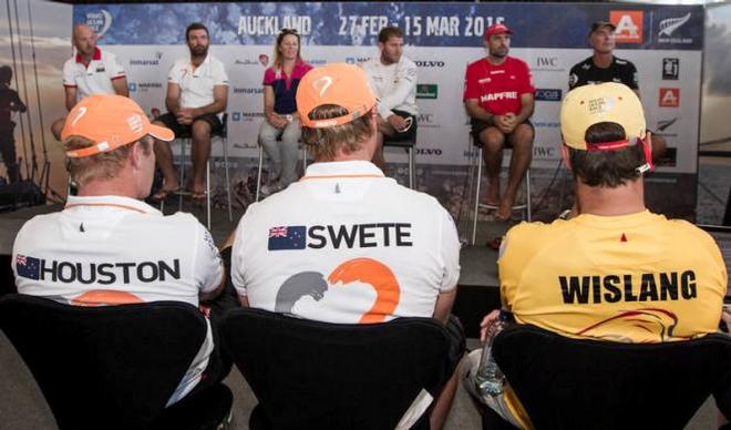 Skippers Press conference after Leg 4 of the Volvo Ocean Race from Sanya to Auckland. - Volvo Ocean Race 2014-15 ©  Ainhoa Sanchez/Volvo Ocean Race