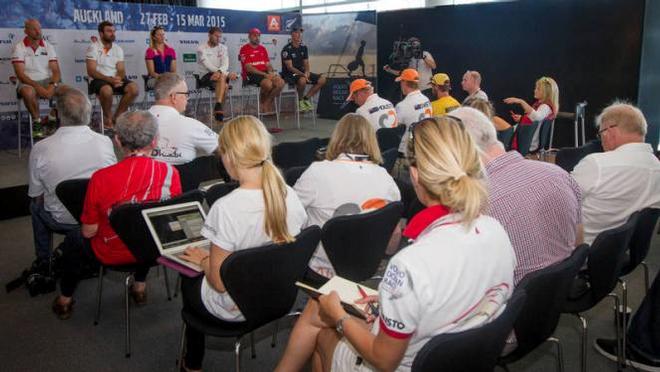 Skippers Press conference after Leg 4 of the Volvo Ocean Race from Sanya to Auckland. - Volvo Ocean Race 2014-15 ©  Ainhoa Sanchez/Volvo Ocean Race