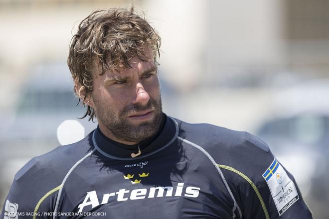 Iain Percy (GBR) Artemis Racing.  © Sander van der Borch / Artemis Racing