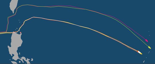 Positions Report - Volvo Ocean Race © Volvo Ocean Race http://www.volvooceanrace.com