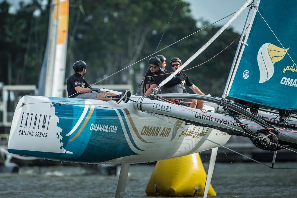 The Extreme Sailing Series 2015, Act 1, Singapore  Oman Air  © Lloyd Images/Extreme Sailing Series