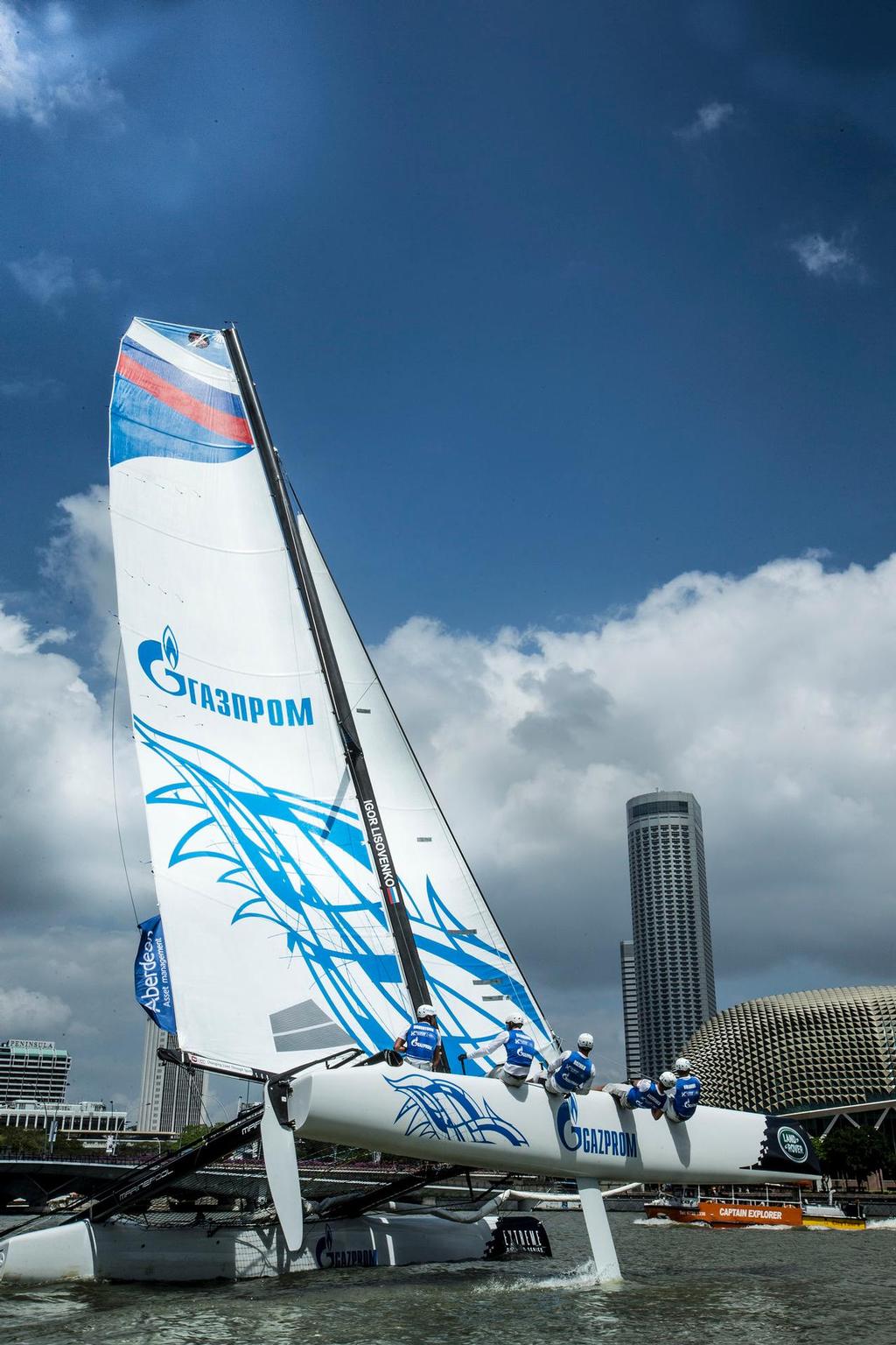 The Extreme Sailing Series 2015, Act 1, Singapore <br />
<br />
 © Lloyd Images/Extreme Sailing Series