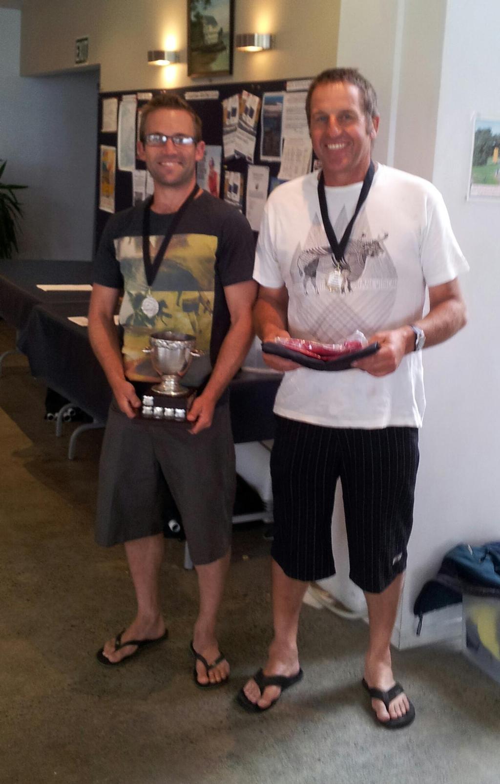 Ross and Colin Shanks, record winners of the John Long Memorial Trophy © Takapuna Boating Club