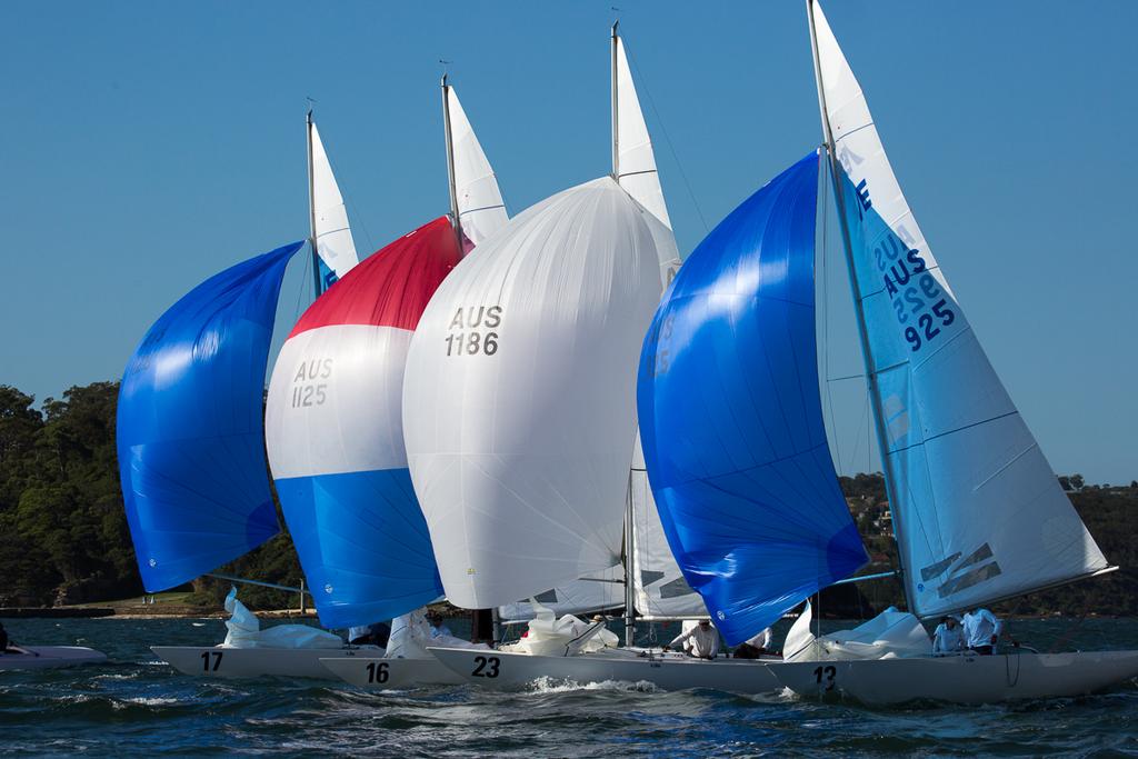 Yes. Close racing is a real feature of the Etchells. - 2015 Etchells NSW State Championship photo copyright Kylie Wilson Positive Image - copyright http://www.positiveimage.com.au/etchells taken at  and featuring the  class