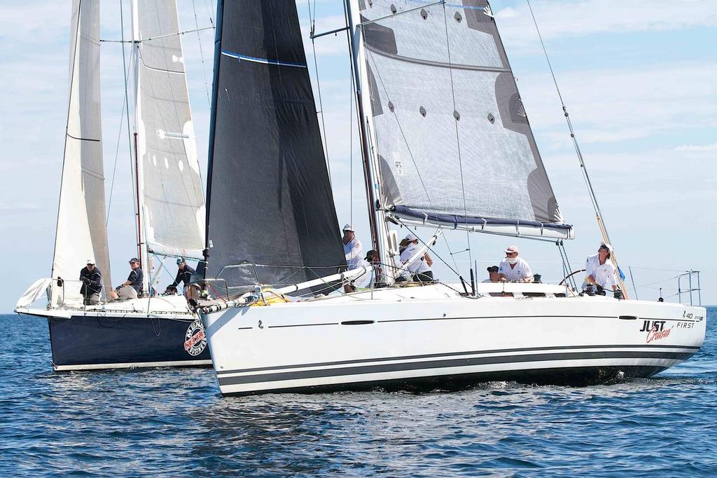 Tony Carter's First 40 Just Cruisin won Div 2 IRC overall photo copyright Bernie Kaaks taken at  and featuring the  class