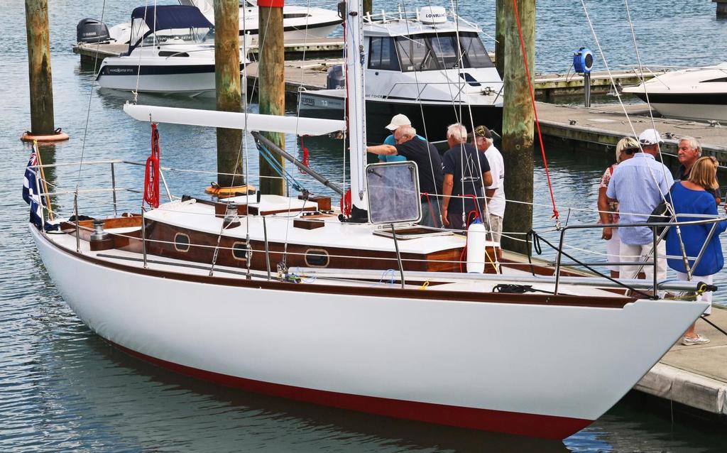 Reunited at last - Rainbow II floats again in the Waitemata Harbour after a 45 year absence photo copyright Alan Sefton taken at  and featuring the  class