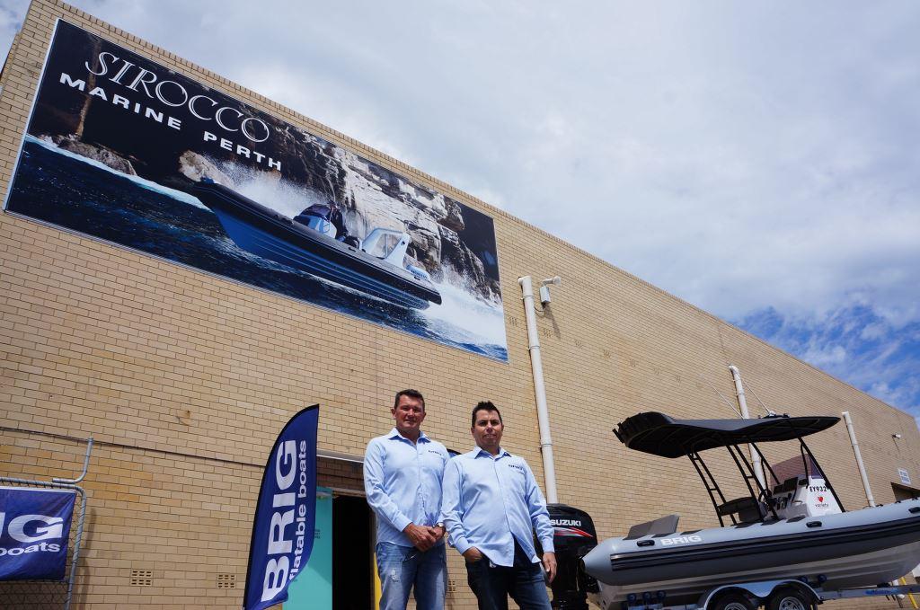 Nigel and Mark - Sirocco Marine Perth photo copyright Sirocco Marine taken at  and featuring the  class