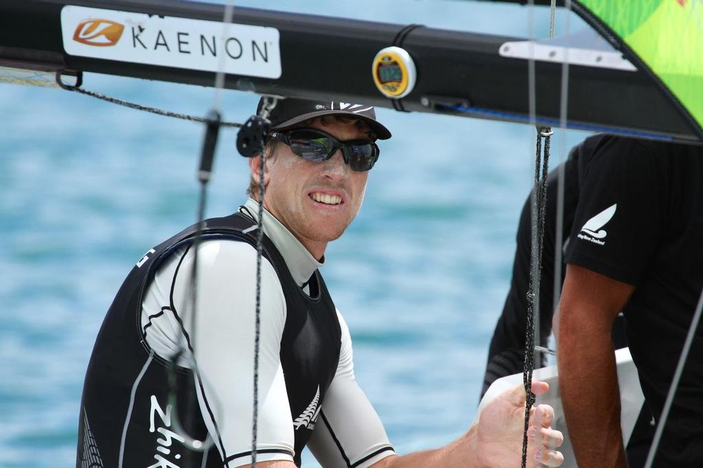 Peter Burling - Oceanbridge Sail Auckland - Day 2 photo copyright Richard Gladwell www.photosport.co.nz taken at  and featuring the  class