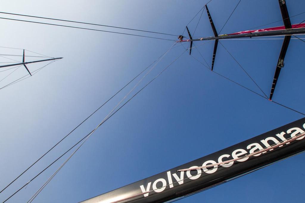 Redbull Walk the Line - Volvo Ocean Race, Abu Dhabi. photo copyright  Ainhoa Sanchez/Volvo Ocean Race taken at  and featuring the  class