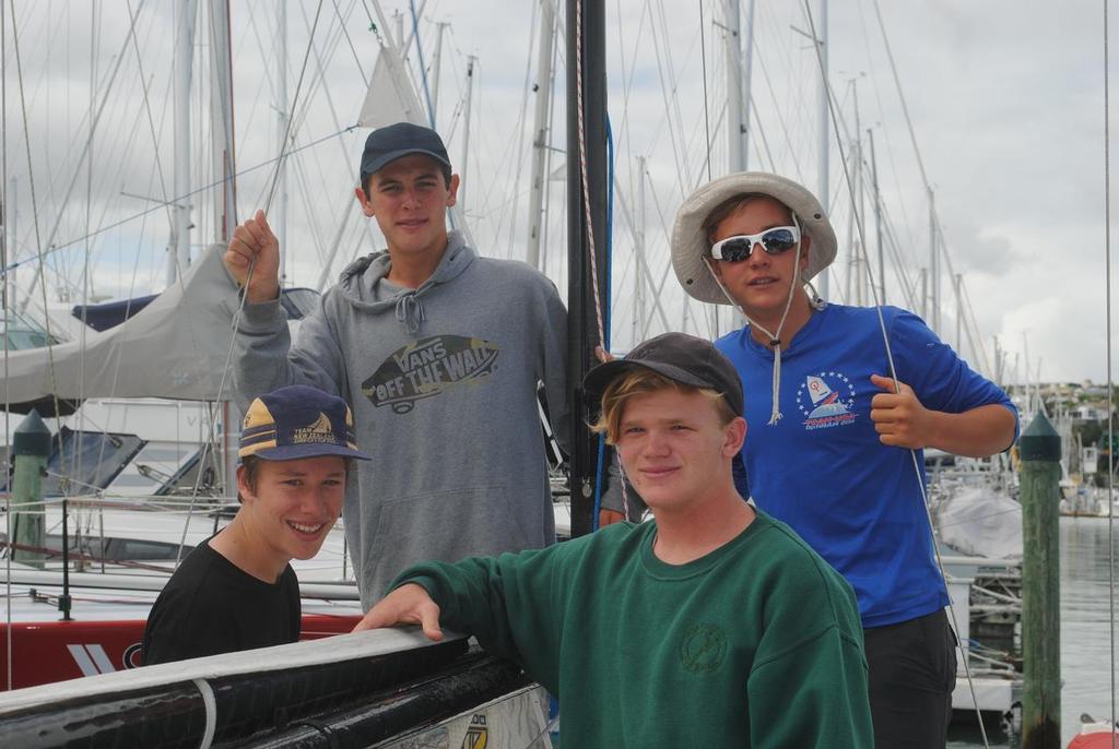 Harken Schools 2015 - Hutt International Boys School - Day 1 photo copyright RNZYS Media taken at  and featuring the  class