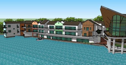 Artist's impression of the refurbished and redeveloped Royal Langkawi Yacht Club © Royal Langkawi Yacht Club