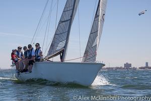 Frenzy and the blimp. - 2015 PPWCS photo copyright  Alex McKinnon Photography http://www.alexmckinnonphotography.com taken at  and featuring the  class