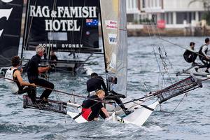 ILVE mark rounding in a tight group photo copyright Frank Quealey taken at  and featuring the  class