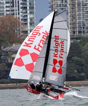 Knight Frank (NZ) is a new challenger to the head of the fleet photo copyright Frank Quealey taken at  and featuring the  class
