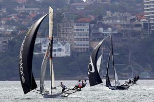 Searching for more breeze on the run to the bottom mark photo copyright Frank Quealey taken at  and featuring the  class