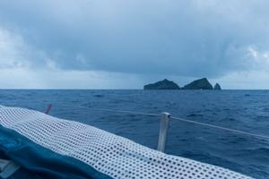 Team SCA - Passing some of the many rocks and islands in the South Pacific - Volvo Ocean Race 2014-15 photo copyright Anna-Lena Elled/Team SCA taken at  and featuring the  class