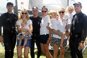 The entire Mojo Wine 18ft Skiff Racing Family photo copyright Frank Quealey taken at  and featuring the  class