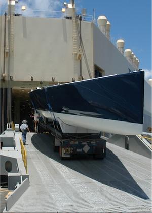 Pasha's easy roll on/roll off service, available to San Diego and soon Los Angeles - Pasha's logistical support photo copyright Transpacific YC. taken at  and featuring the  class