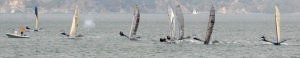 Day 3 of 18ft Skiff at San Francisco photo copyright Rich Roberts http://www.UnderTheSunPhotos.com taken at  and featuring the  class