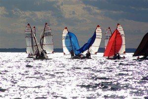 29er downwind - CORK Regatta 2007. Photo: Geoff Webster photo copyright  SW taken at  and featuring the  class