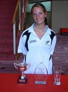 Chelsea Whitburn with their 29er Worlds trophies photo copyright Ross Whitburn taken at  and featuring the  class