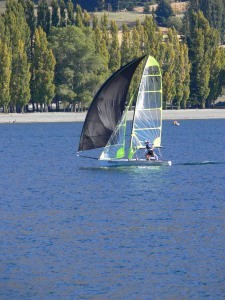 29erXX sailing for the first time at Lake Wanaka photo copyright www.29er.co.nz taken at  and featuring the  class