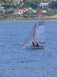 Conventional 29er sailing on Otago Harbour photo copyright www.29er.co.nz taken at  and featuring the  class