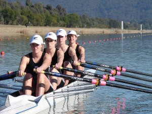 The Womens Lightweight Quad raced over 2km photo copyright Sonya Walker taken at  and featuring the  class