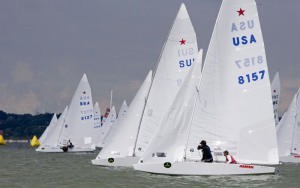 Start of cancelled race 6. USA 8157 Leader MARK MENDELBLATT photo copyright  Rolex/Daniel Forster http://www.regattanews.com taken at  and featuring the  class